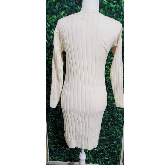 NWOT Spadehill Cable Knit Long Sleeve Sweater Dress - S - Picture 4 of 7